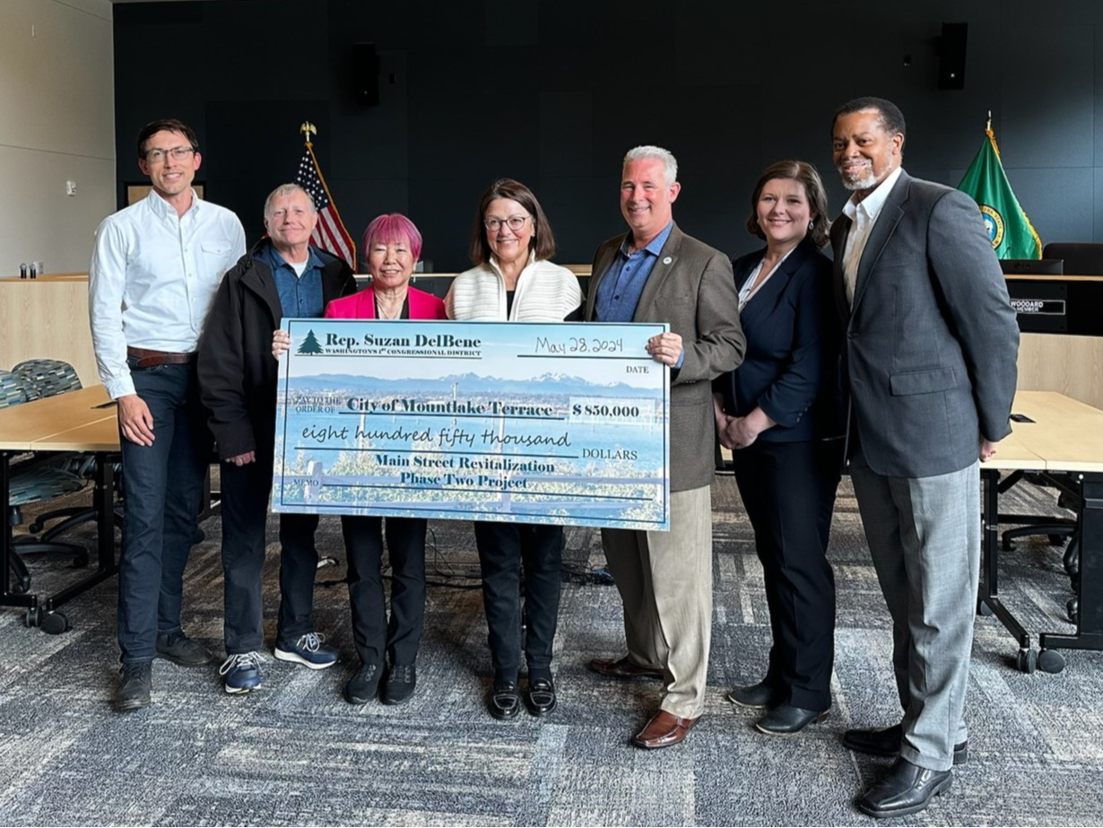 Delivering $850K to Mountlake Terrace for Main Street Revitalization
