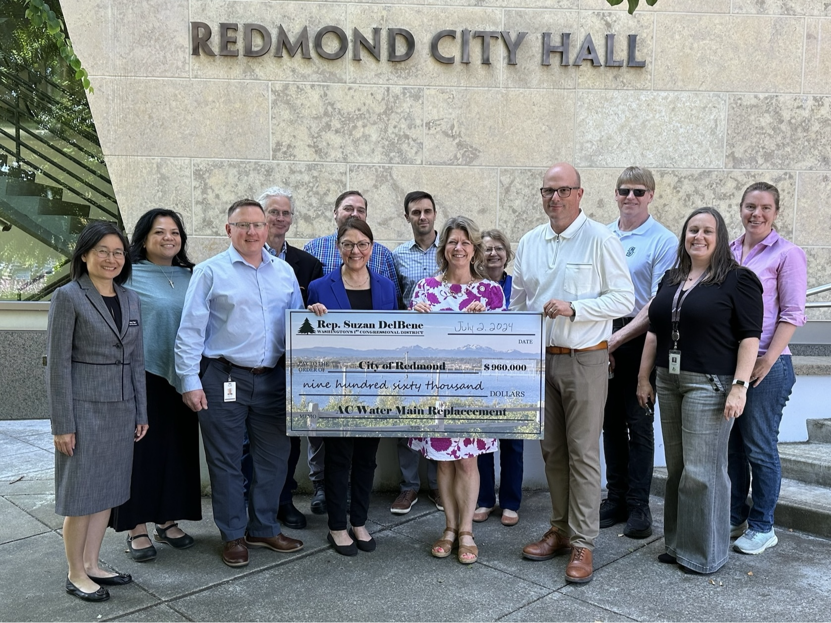 Delivering $960K for Redmond Water Pipe Replacement