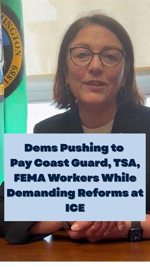 Dems Pushing to  Pay Coast Guard, TSA, FEMA Workers While Demanding Reforms at ICE